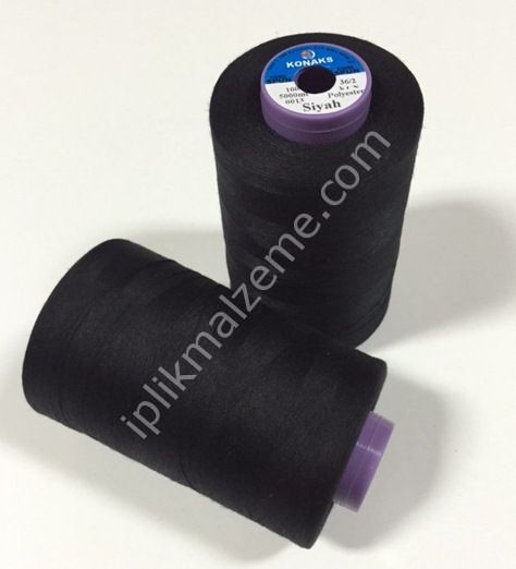 Konaks 100 no Sürekli Polyester Dikiş İpliği 5000 mt.Renkli