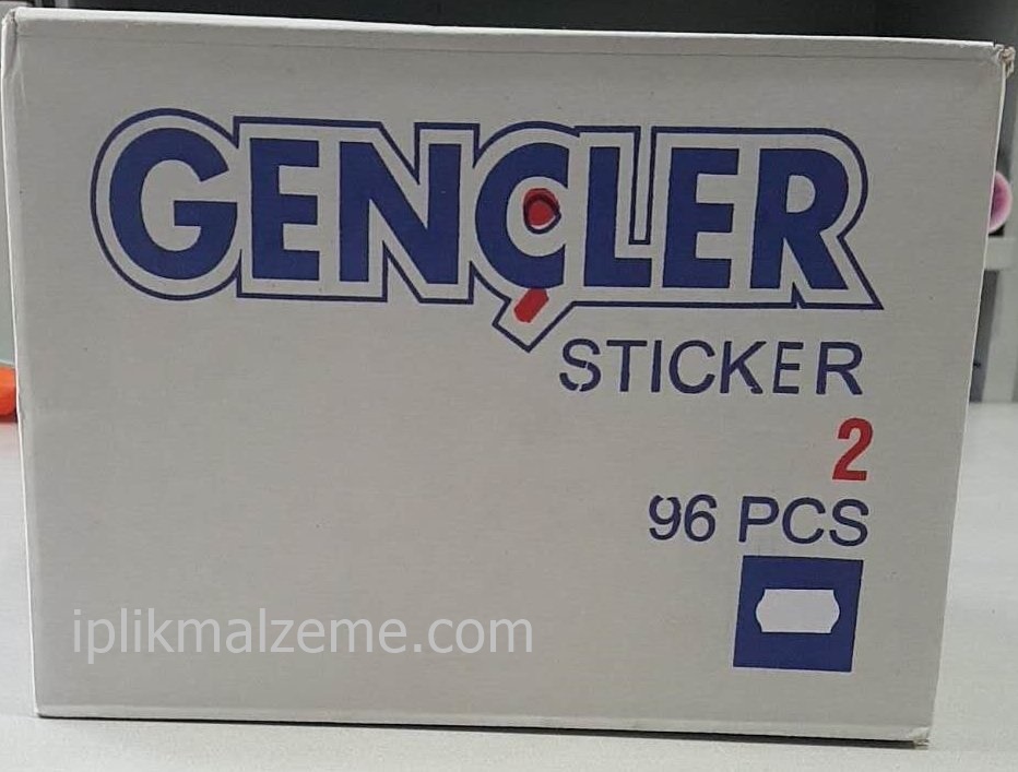 Meto Etiketi Gençler marka 1 koli = 96 adet