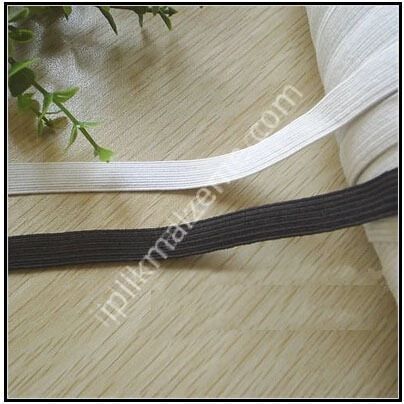 siyah örme lastik 0,50 cm - 1,00 cm - 1,50 cm 1 cm