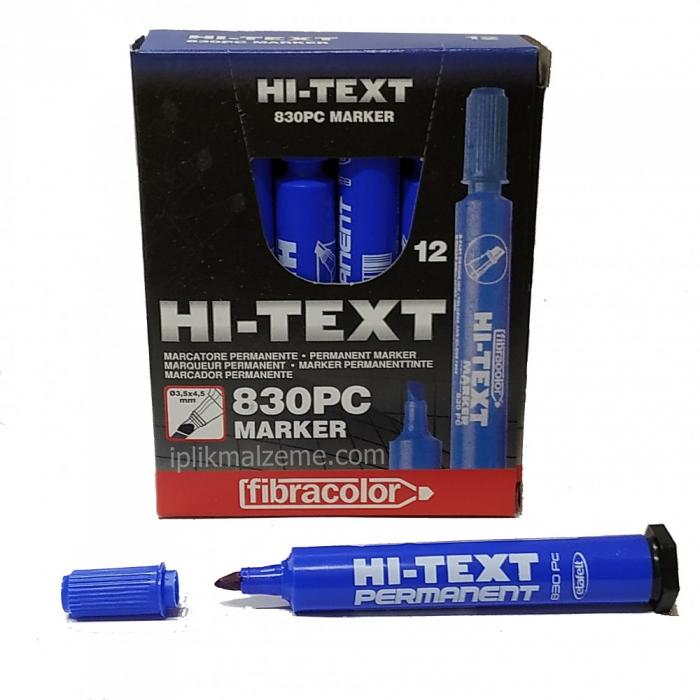 Hi-Text Permament Koli Kalemi Kesik Uçlu 830PC (adet)