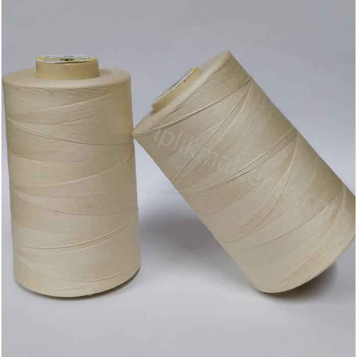 Üçbaşak 60 no Merserize Ham Pamuk İpliği 5000 mt.